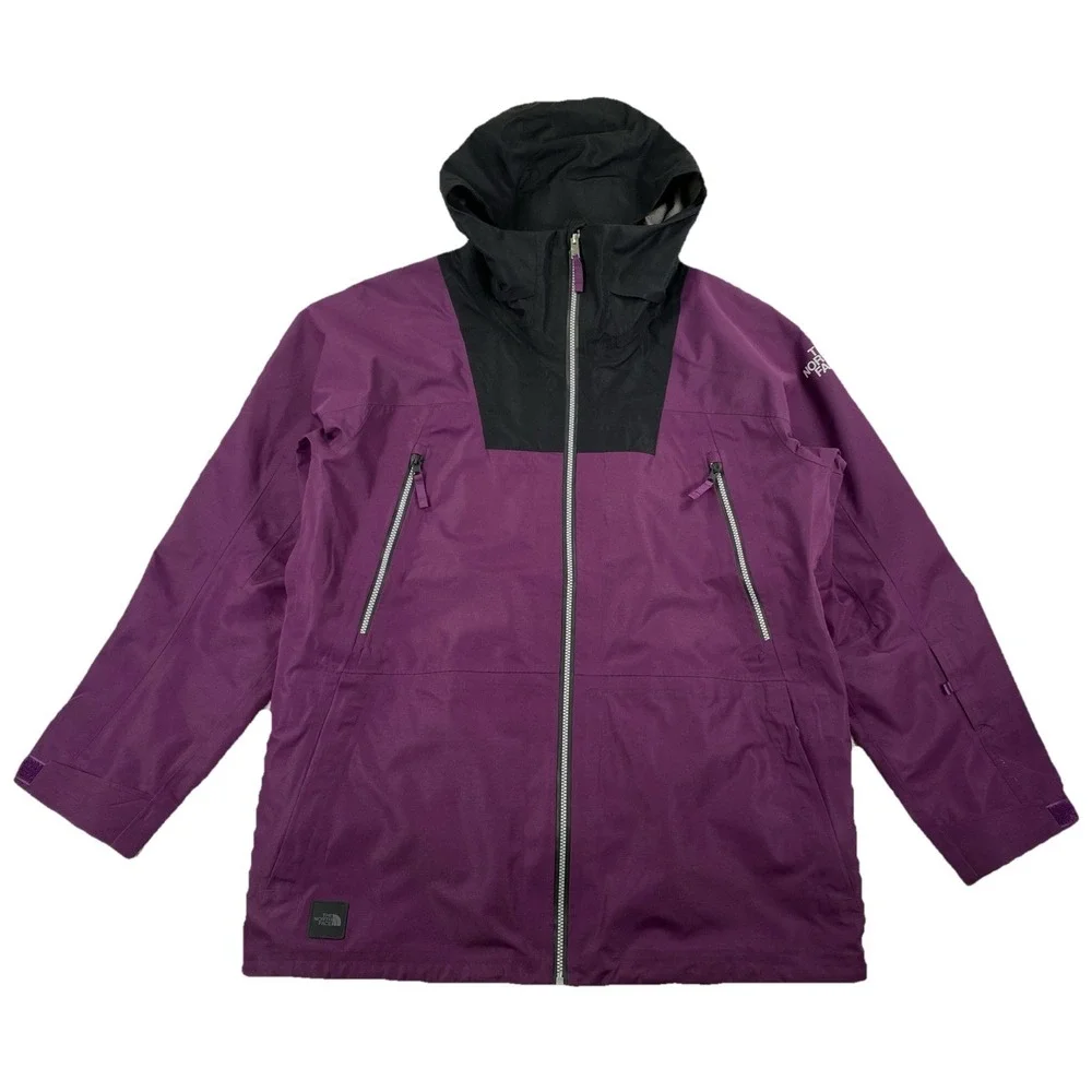 The North Face Ceptor Hooded Jacket Men's XL Purple Black Ski Snowboard